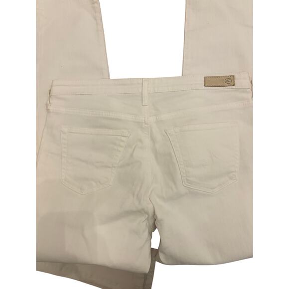 Adriano Goldschmeid AG Stevie Ankle White Raw Hem Jeans 29 - Picture 5 of 8